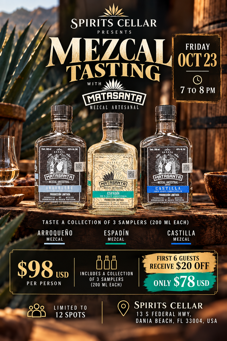 Mezcal Tasting Matasanta +collection of 3 bottles 200 ml