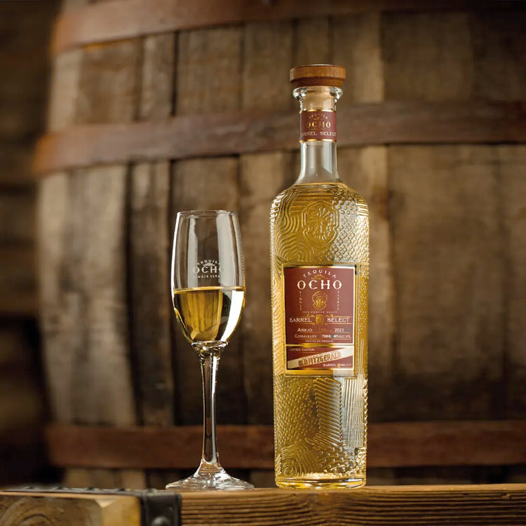 Tequila Ocho Añejo Barrel Select Old Fitzgerald Corralillos
