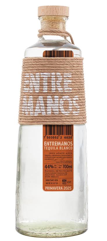 Entre Manos Primavera Blanco Tequila 700 ml 44% ABV