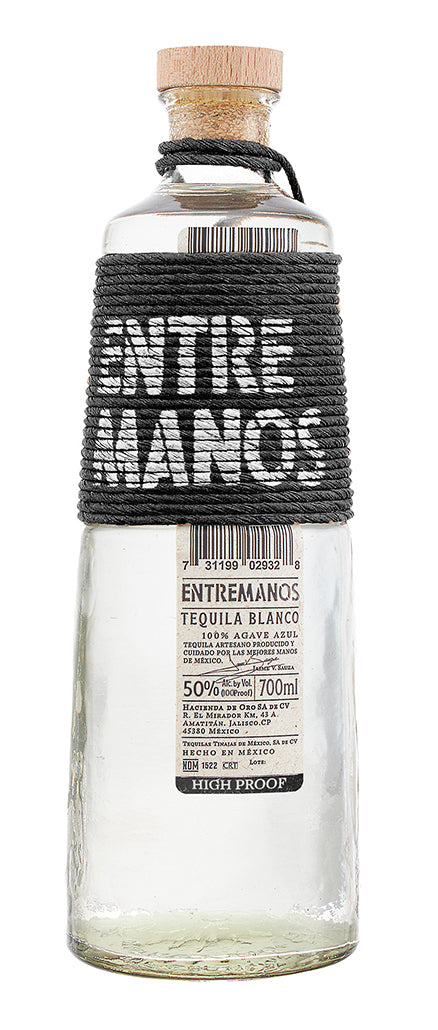 Entre Manos High Proof blanco Tequila 700 ml 50 % ABV